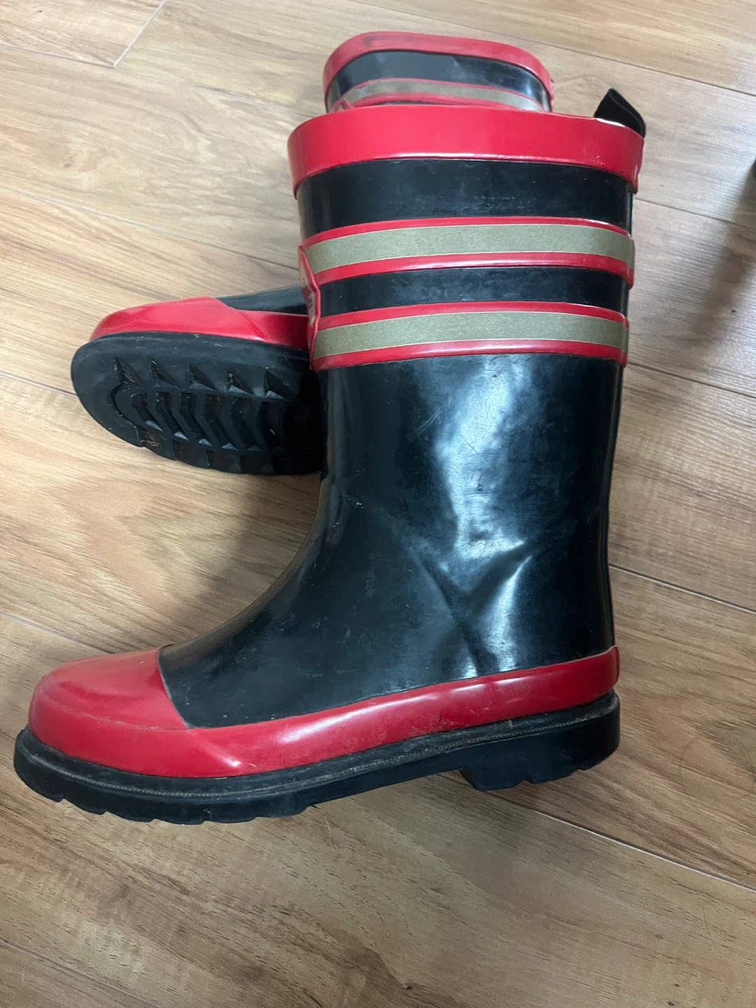 Kids Firefighter Rain Boots -Size 1 - photo 2