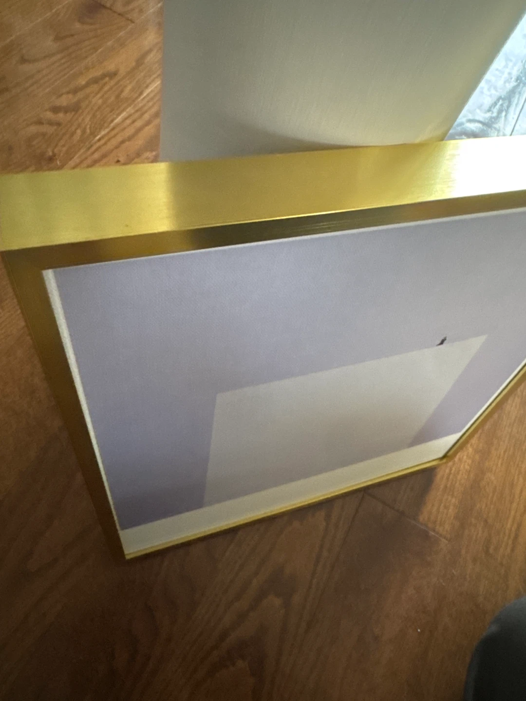 Gold Framed Abstract Art Print - photo 2