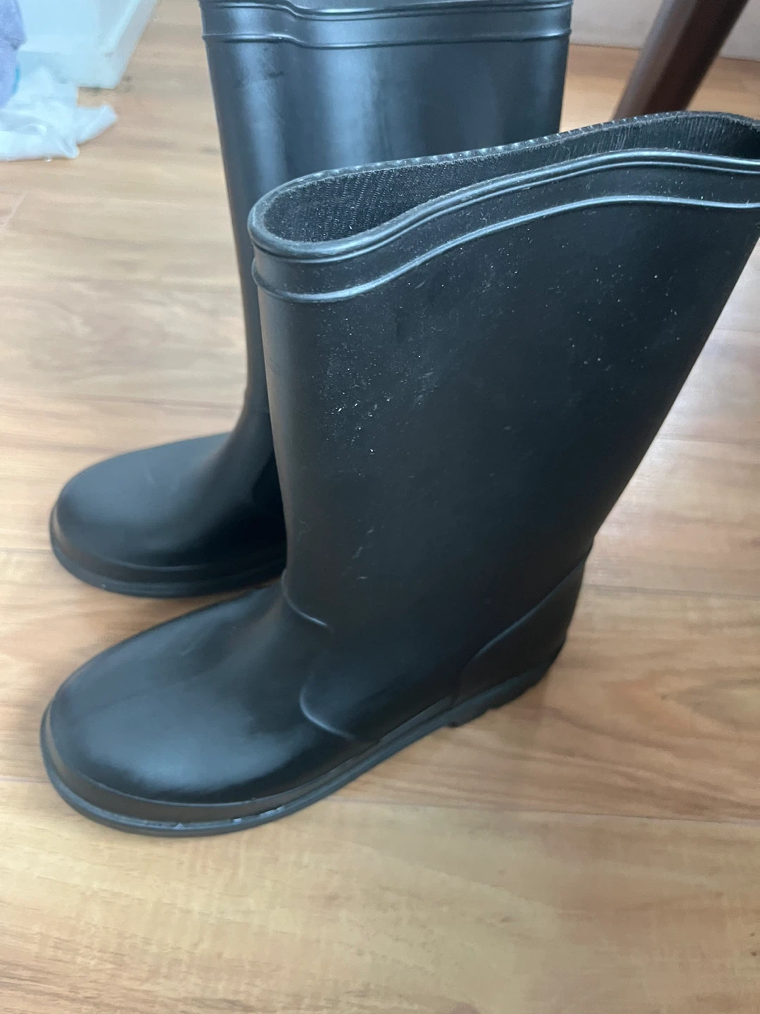 Plain Black kids Rubber Rain Boots 🌧️