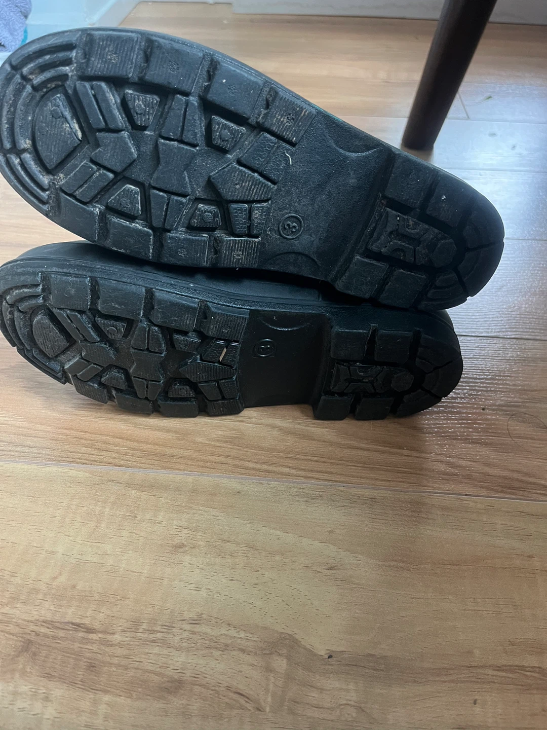 Plain Black kids Rubber Rain Boots 🌧️ - photo 3