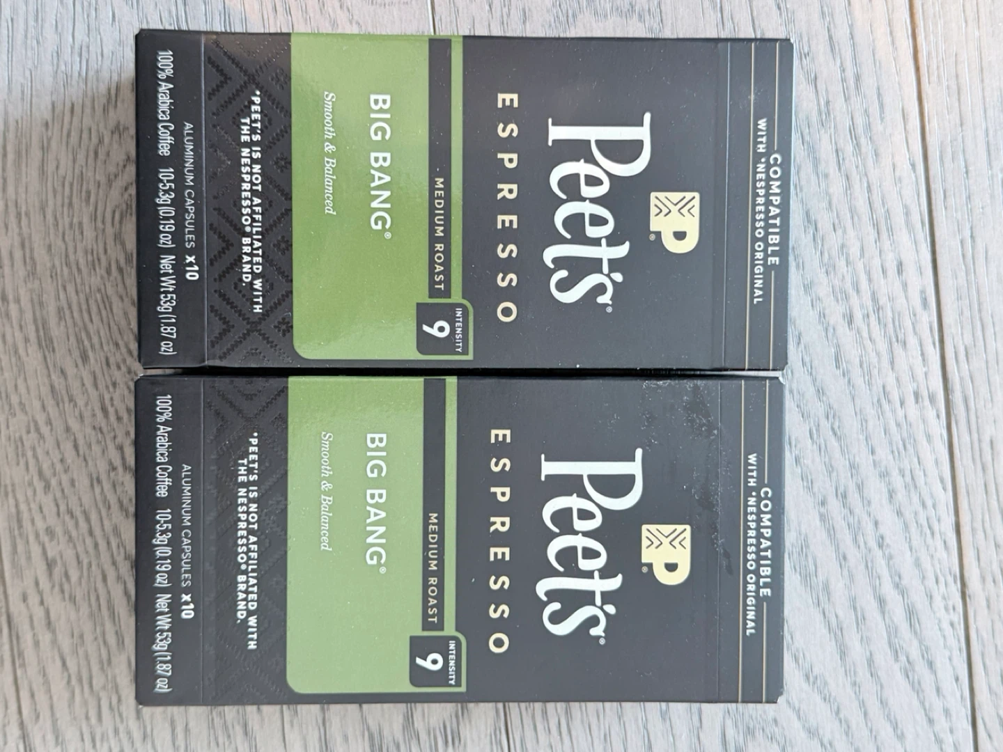 Peet's Coffee Aluminum Capsules - Medium Roast (2 Boxes)