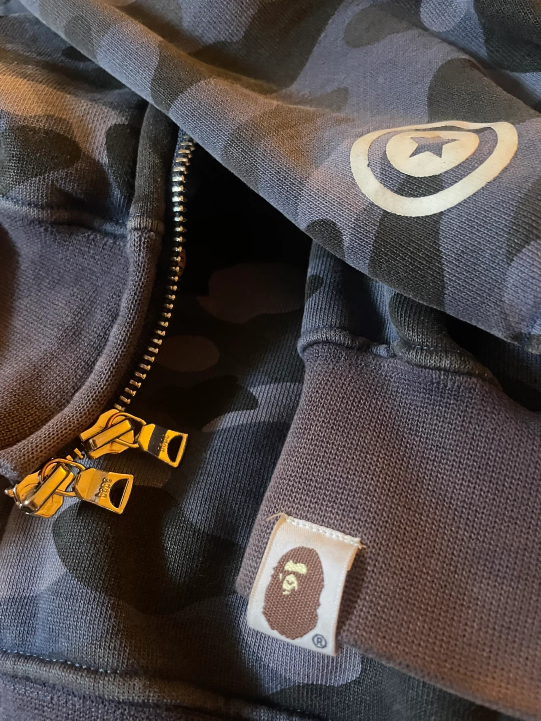 A Bathing Ape Camo Shark Full Zip Hoodie - photo 3