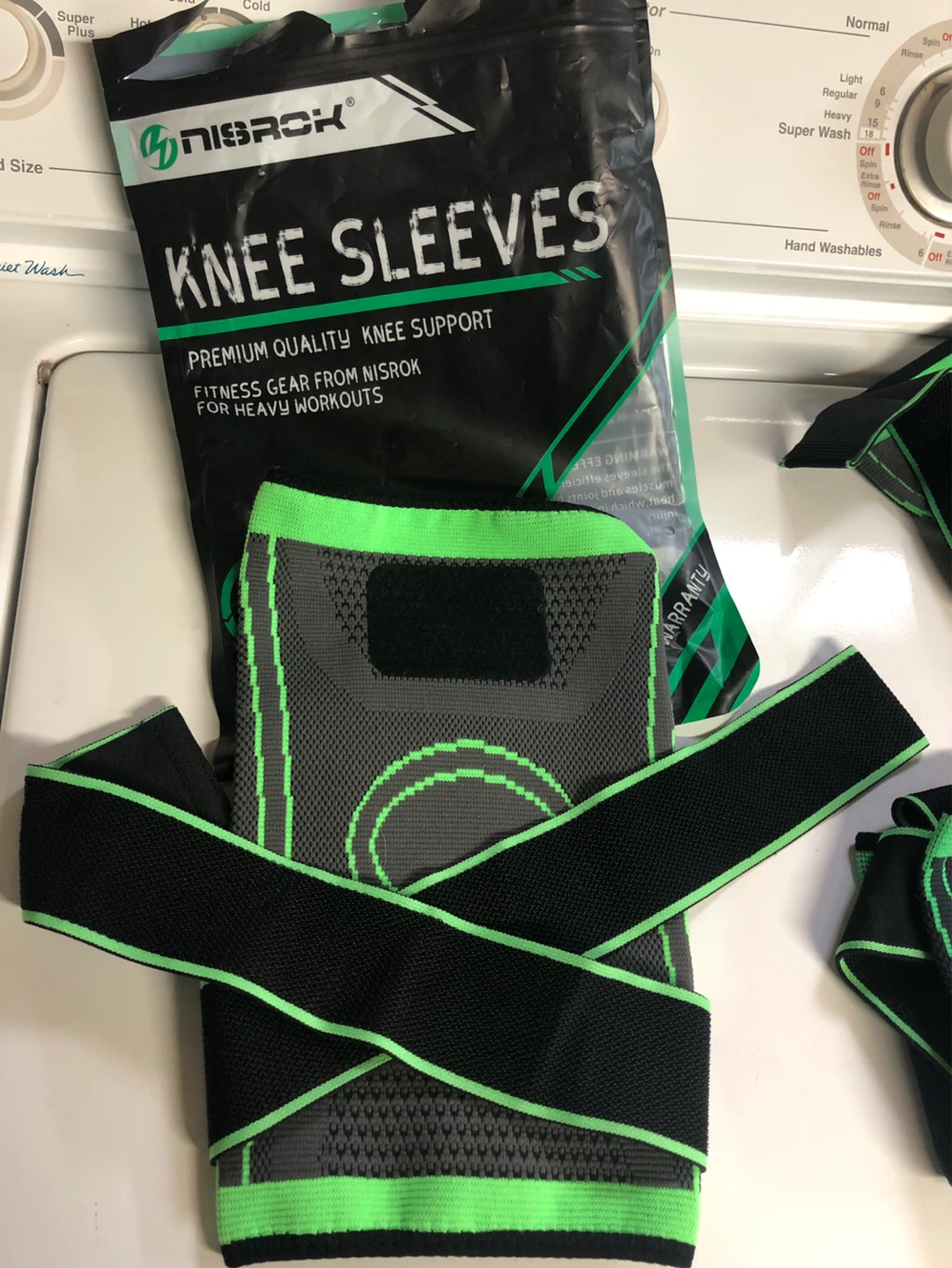 Pair of new knee compression sleeves - photo 5