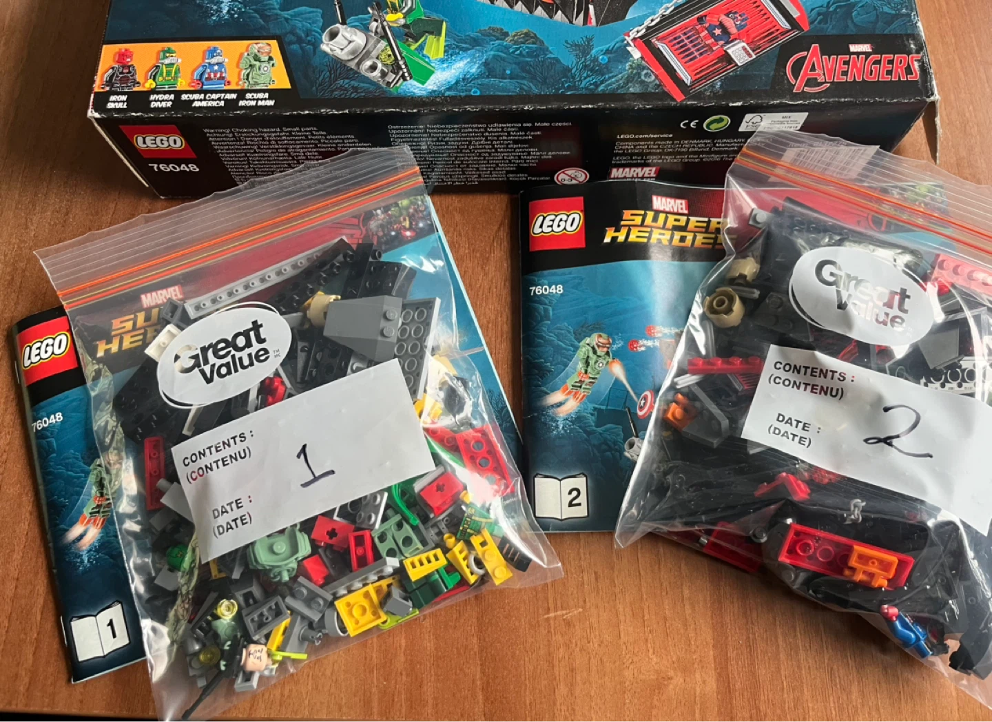 LEGO Marvel Super Heroes Iron Skull Sub Attack 76048 Set - photo 2