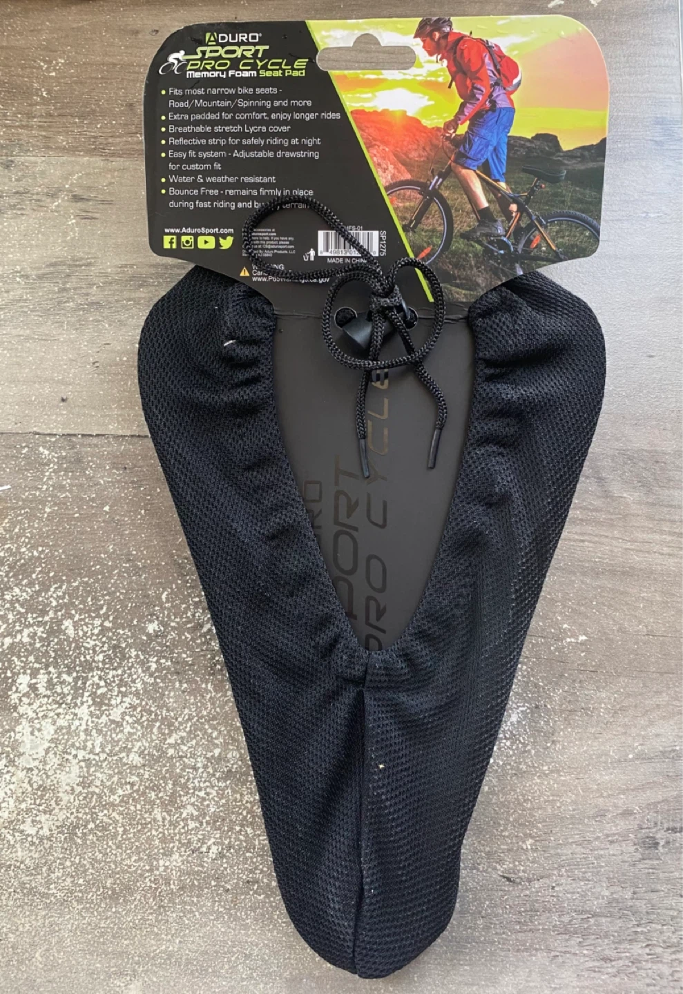 Brand New! Aduro Sport Memory Foam Bicycle Seat Pad - photo 2