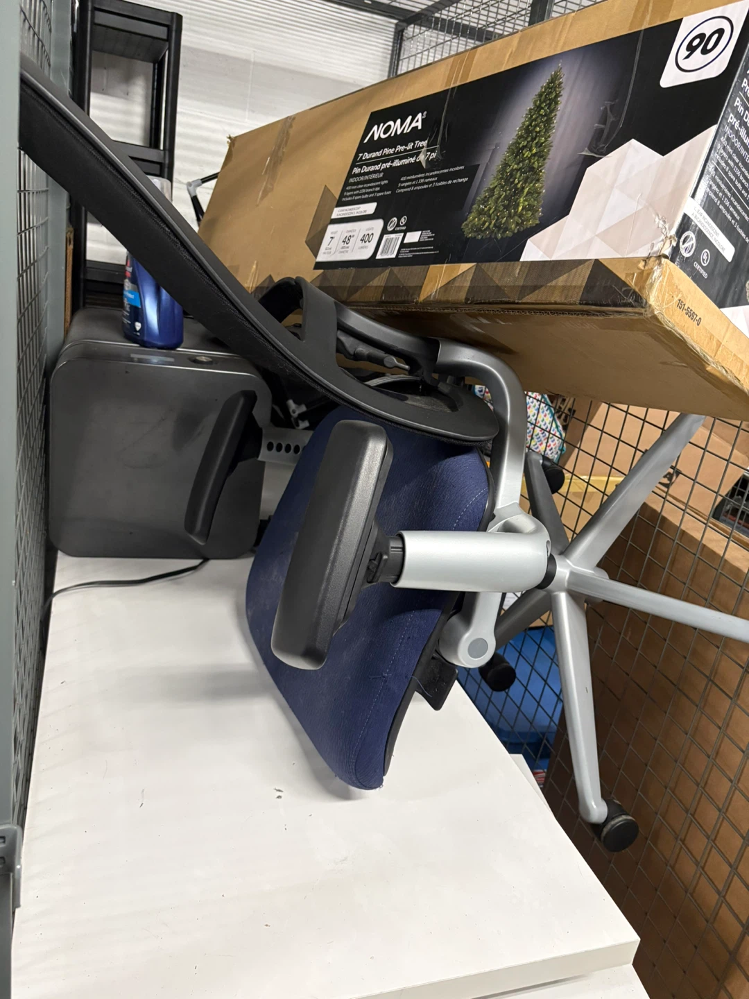 Desk and chair