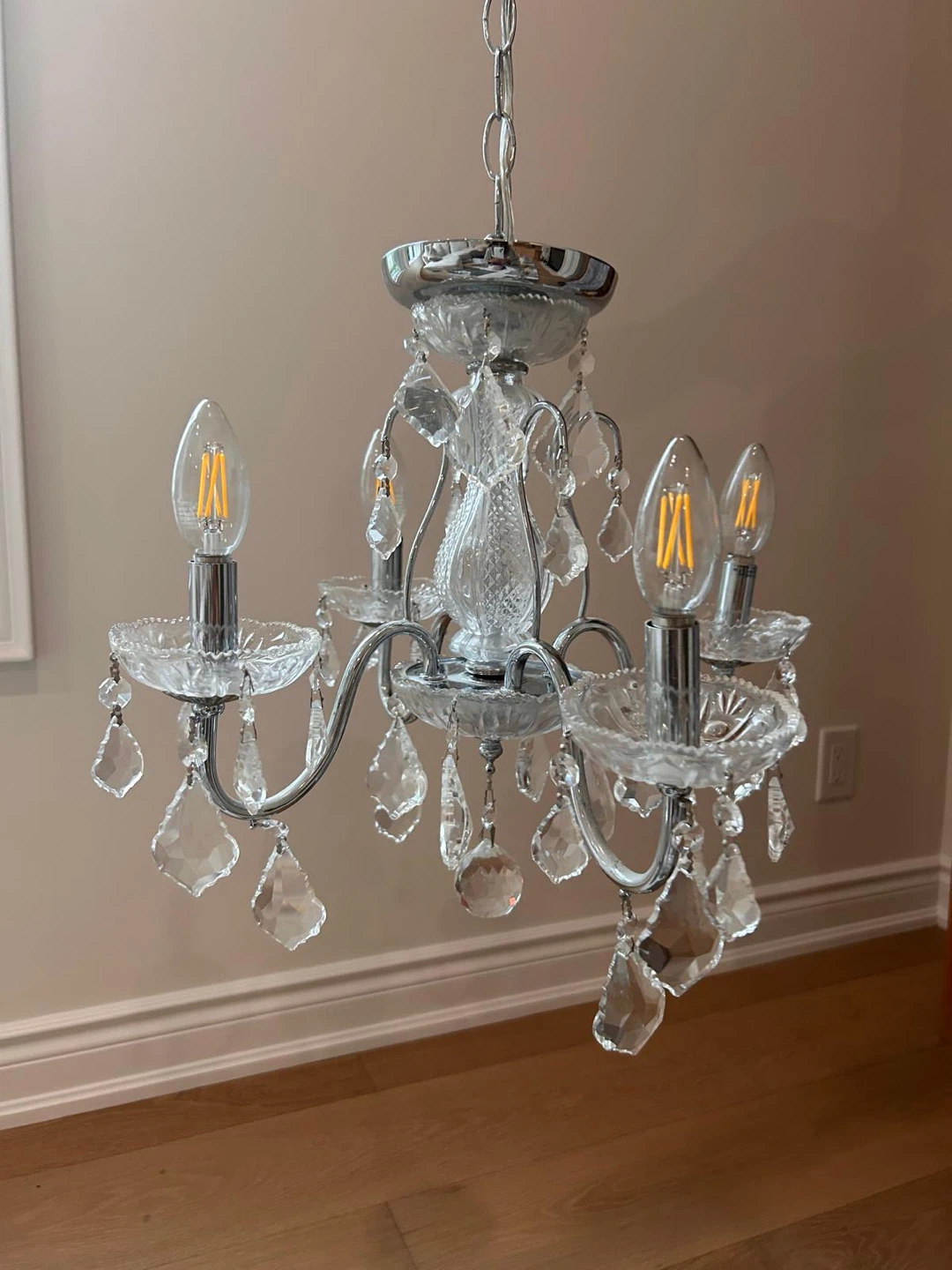 Crystal Chandelier Pendant Light Fixture