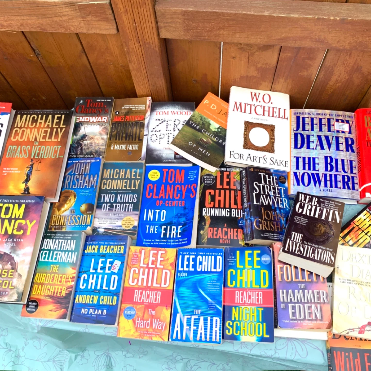 Mystery Thriller Books Fiction Novels Hardcover Book Lot - photo 5