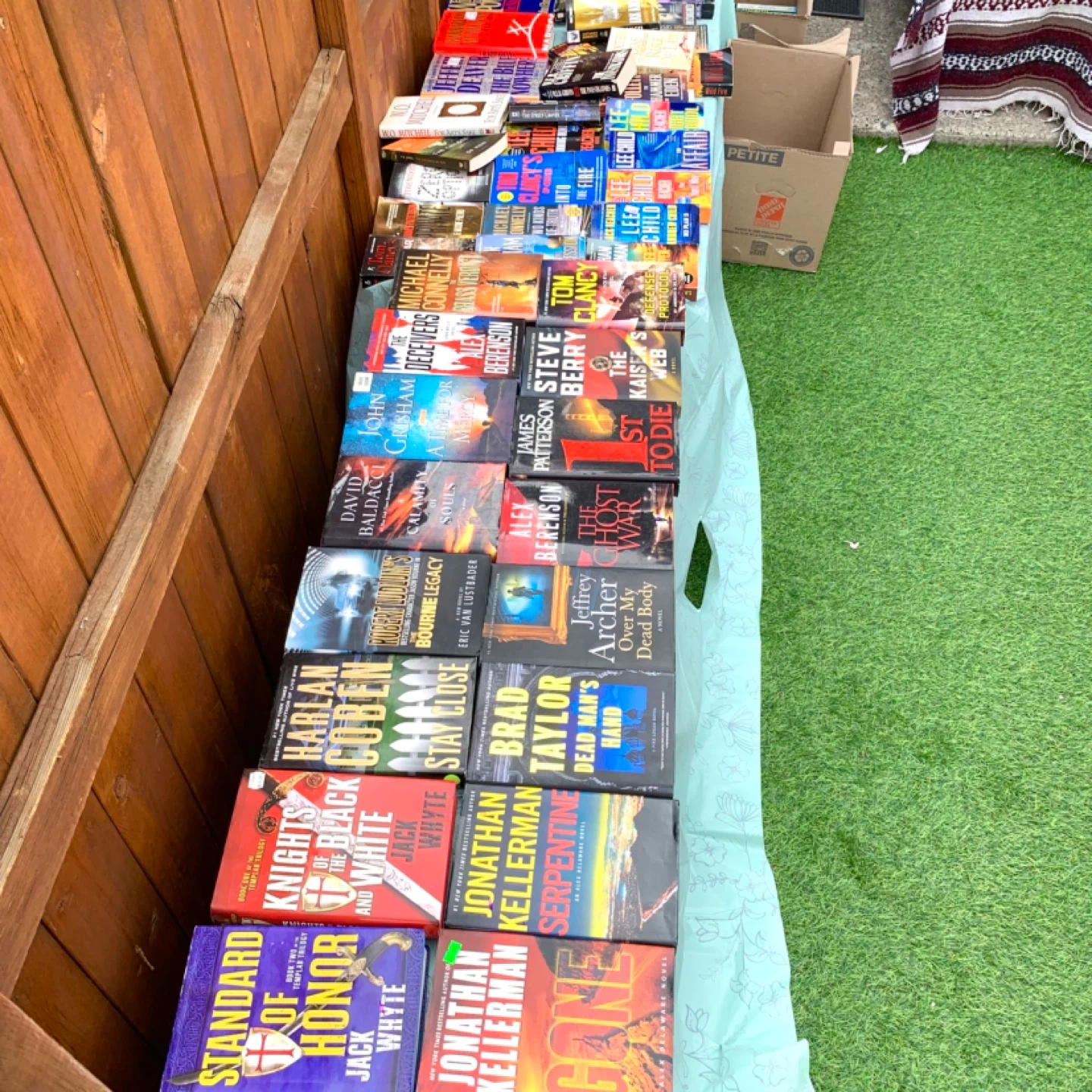 Mystery Thriller Books Fiction Novels Hardcover Book Lot - photo 2