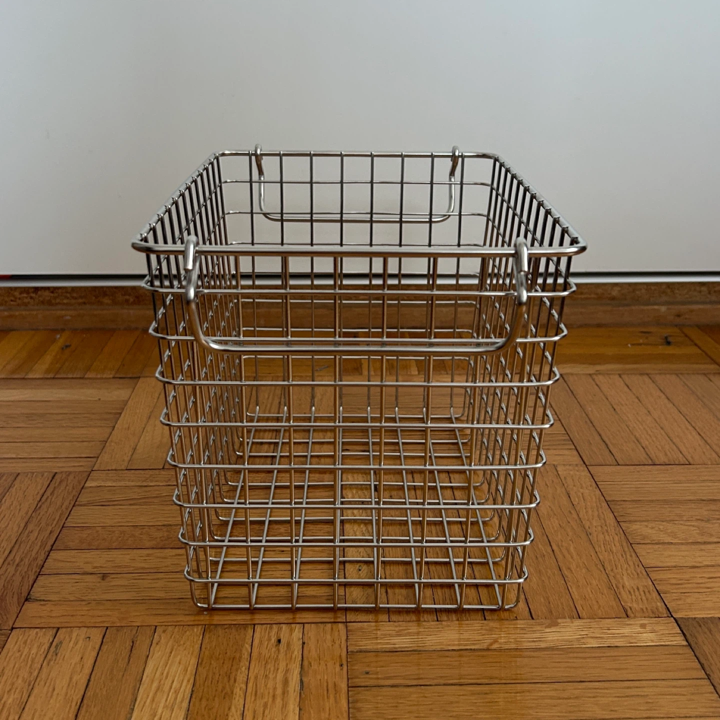 MUJI stainless steel baskets, set of two - photo 3