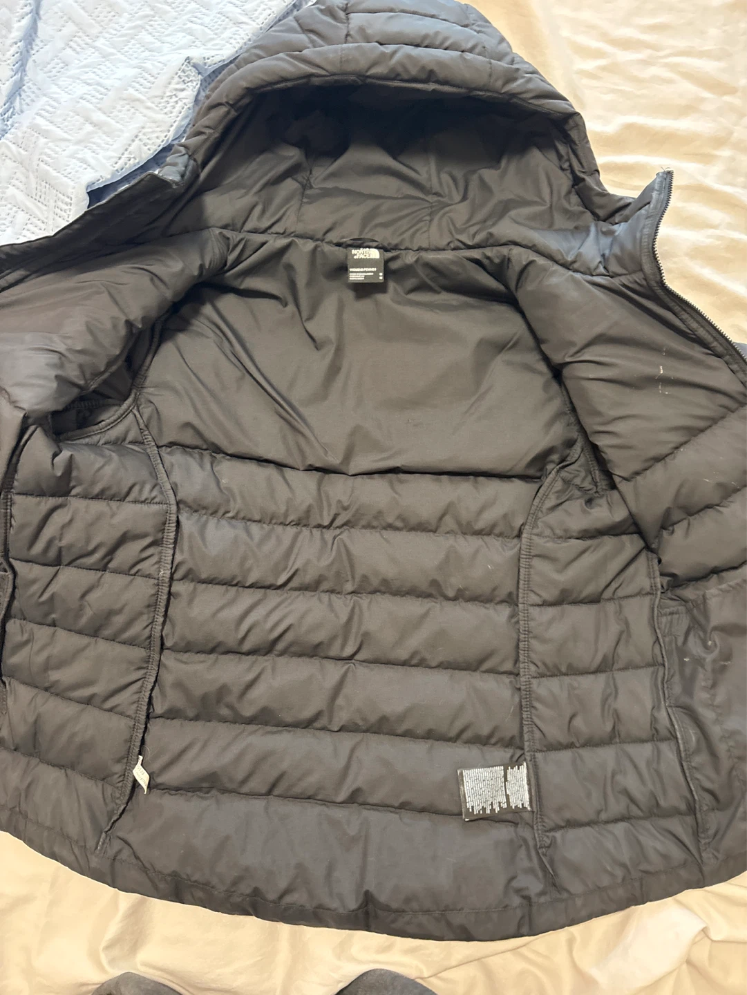 The North Face womens Hooded Down Jacket - Black - photo 3