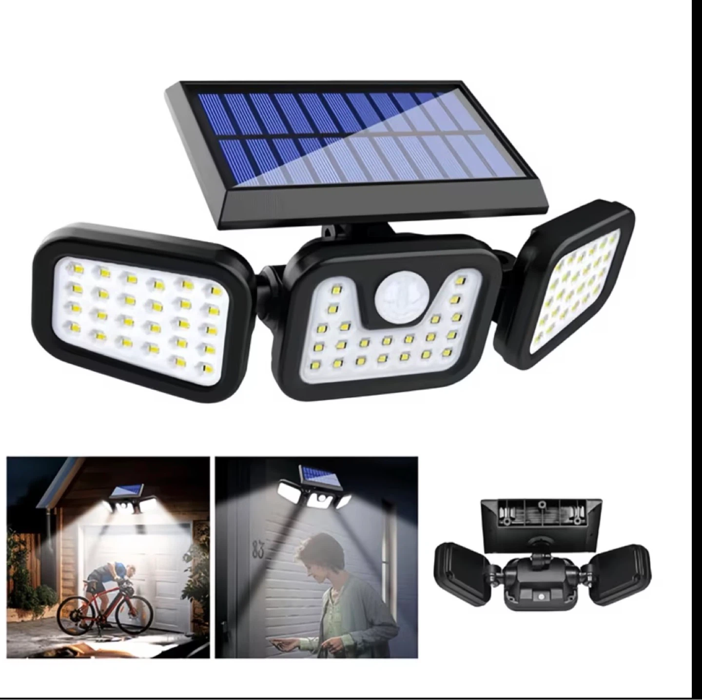 Solar motion sensor light