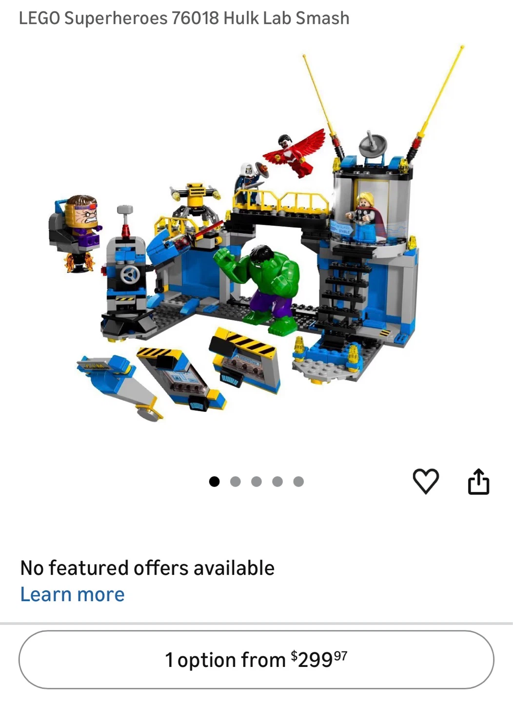 LEGO Marvel Super Heroes 76018 Hulk Lab Smash Set - photo 5