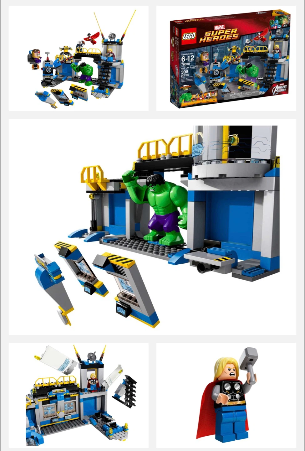 LEGO Marvel Super Heroes 76018 Hulk Lab Smash Set - photo 4