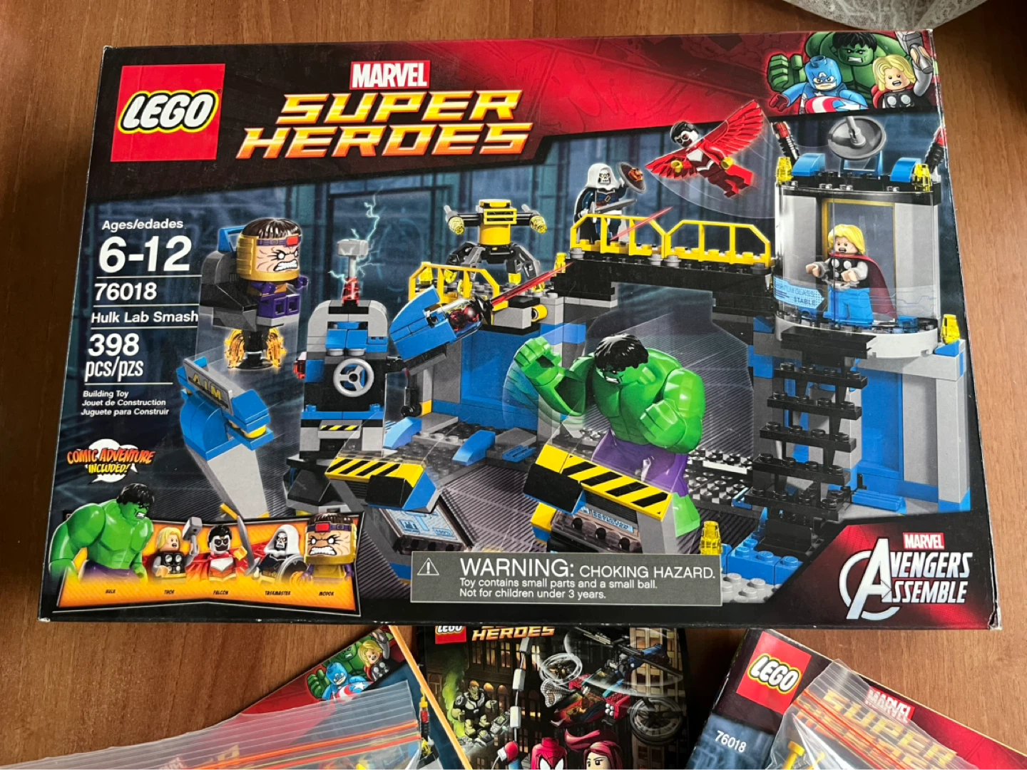 LEGO Marvel Super Heroes 76018 Hulk Lab Smash Set