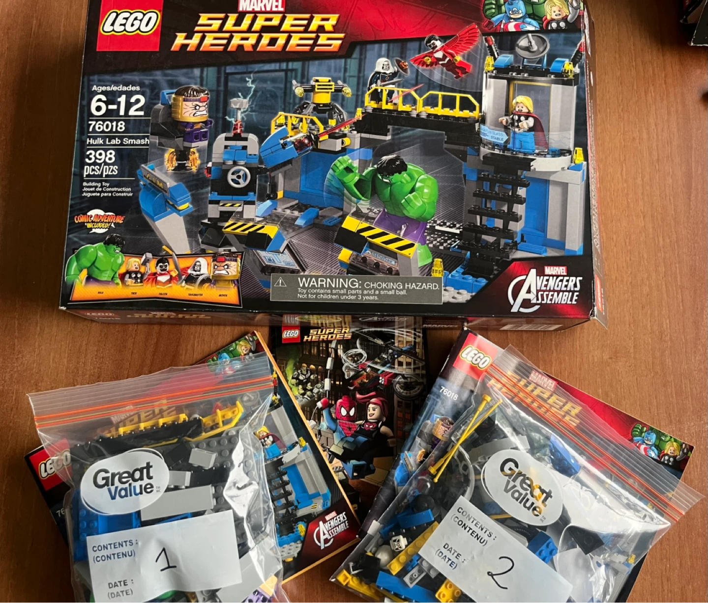 LEGO Marvel Super Heroes 76018 Hulk Lab Smash Set - photo 2