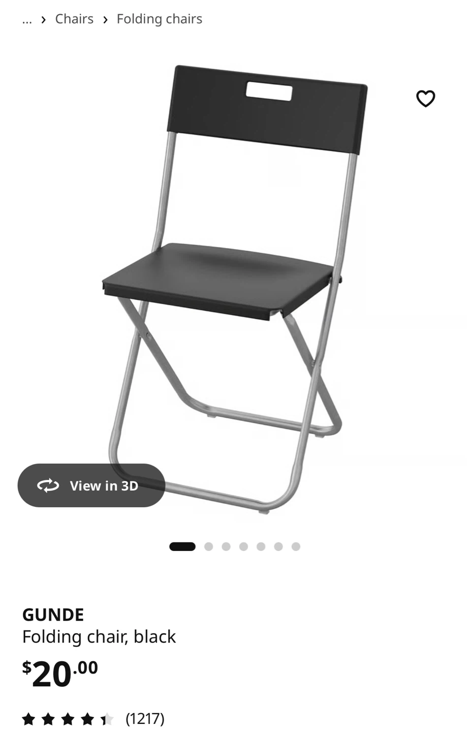 IKEA GUNDE CHAIR - photo 2