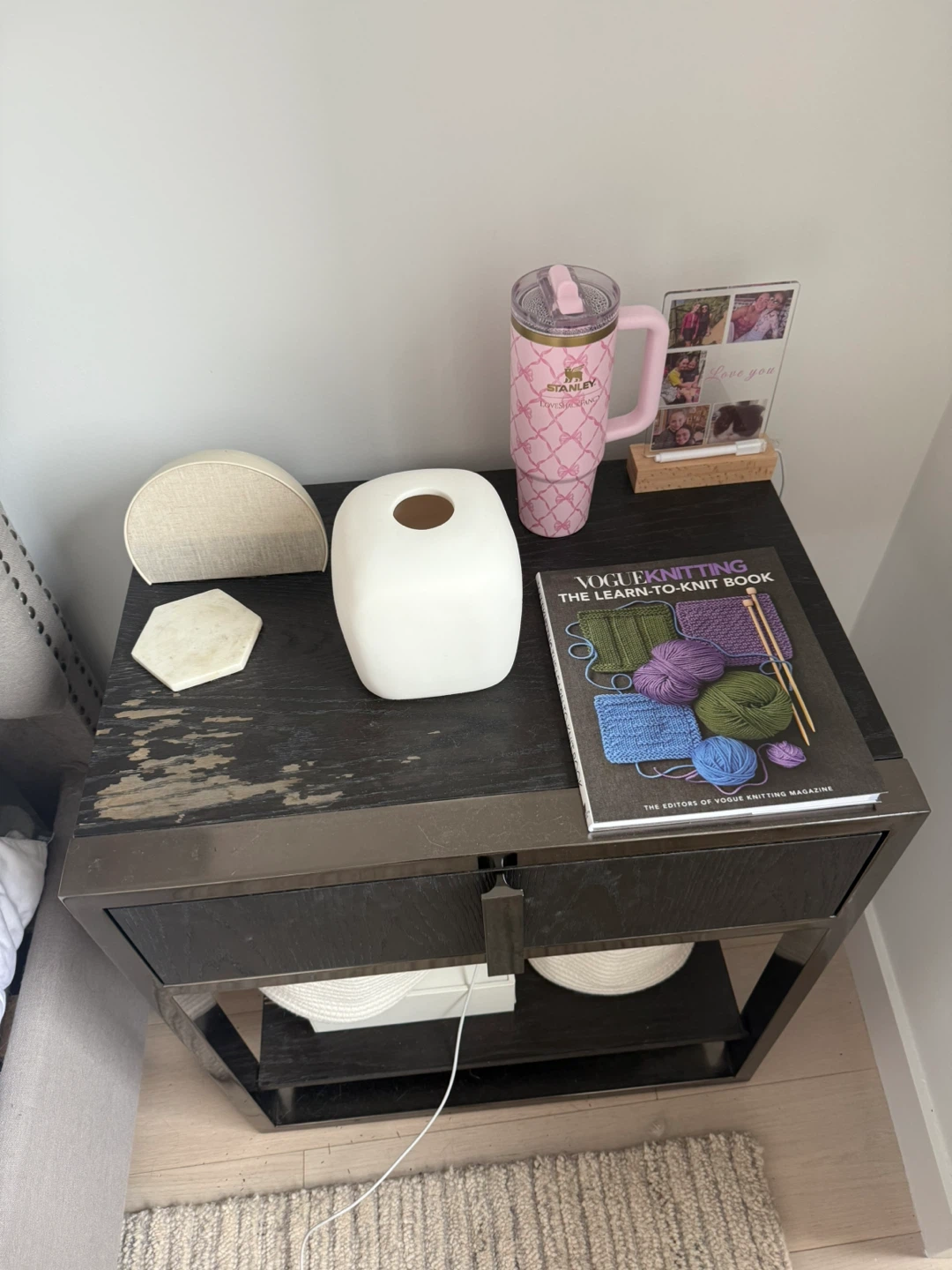 Modern Nightstand with Storage - photo 2