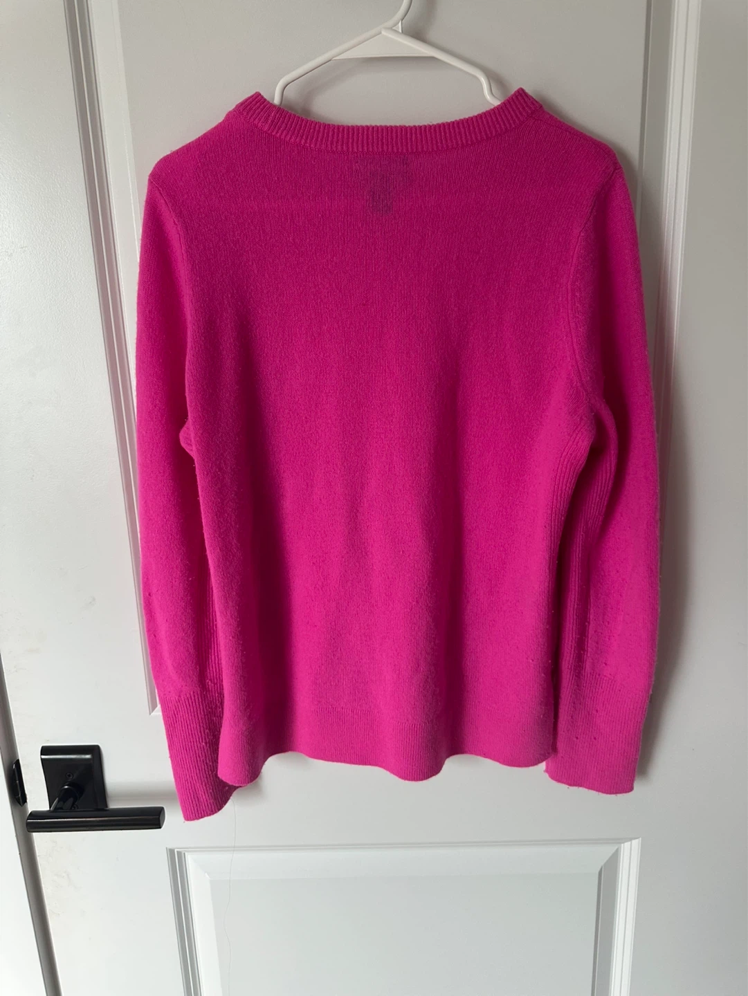 100% CASHMERE Halogen Sweater - Bright Pink - Size M - photo 2