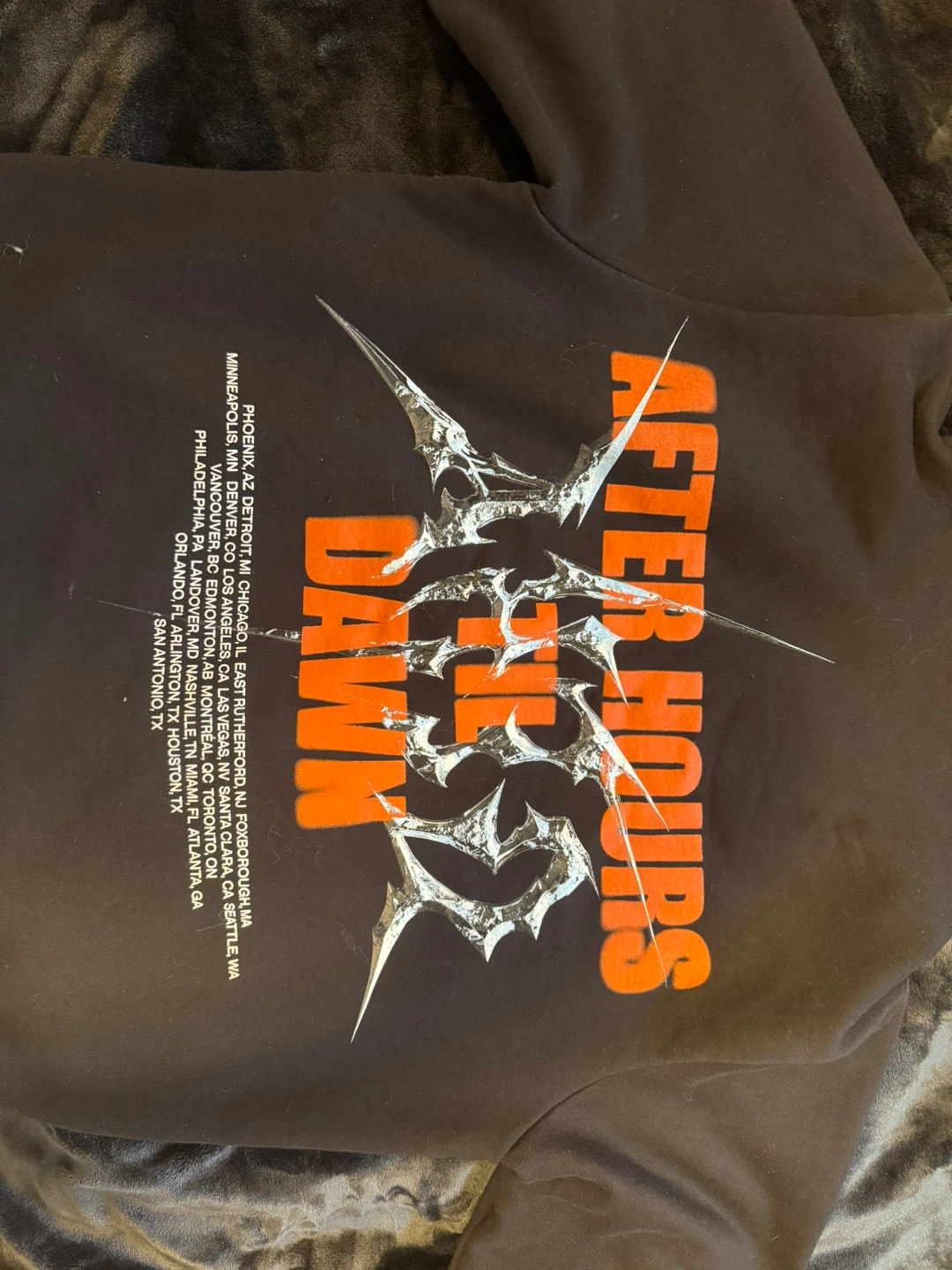 The Weeknd XO After Hours Tour Zip-Up Hoodie - photo 3