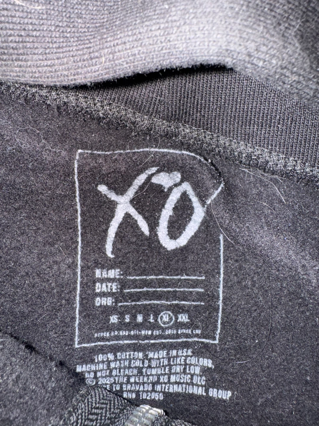 The Weeknd XO After Hours Tour Zip-Up Hoodie - photo 2
