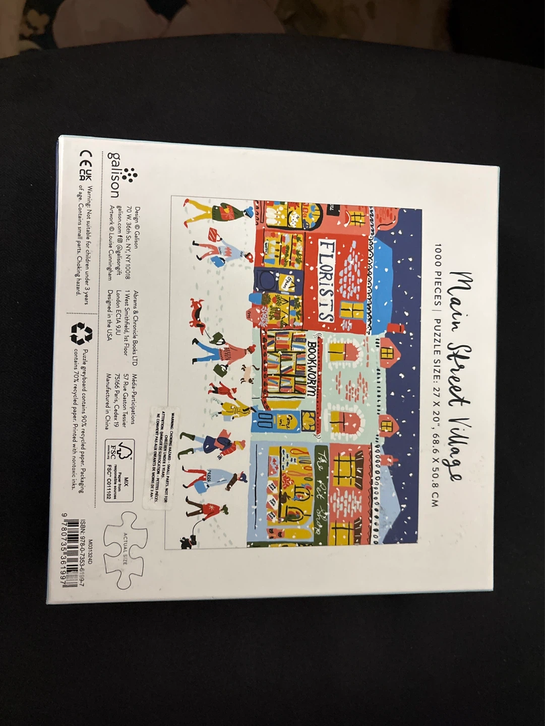 Galison Main Street Village 1000 Piece Puzzle - photo 2