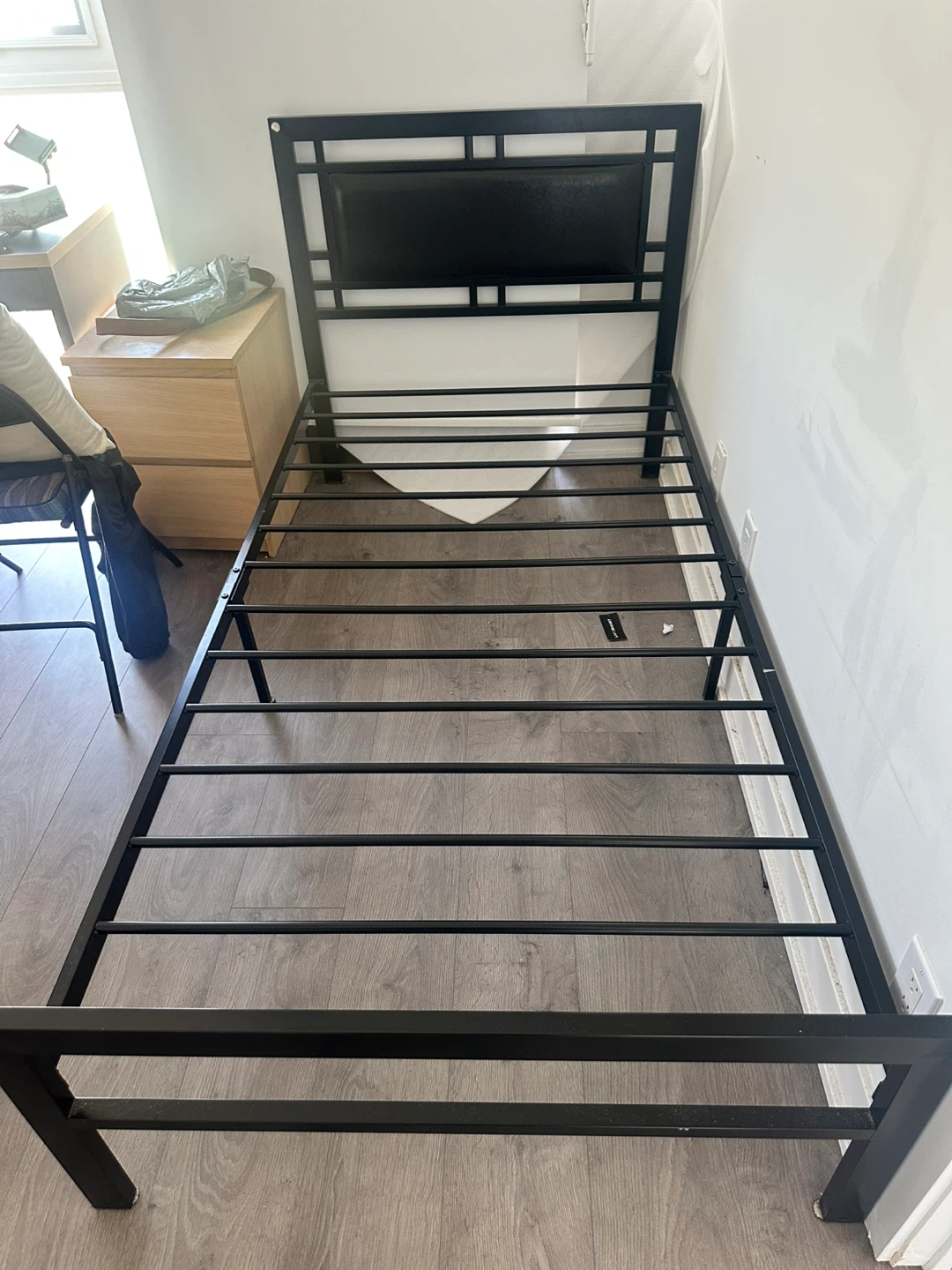 Twin Size Bamboo Mattress with Bed Frame