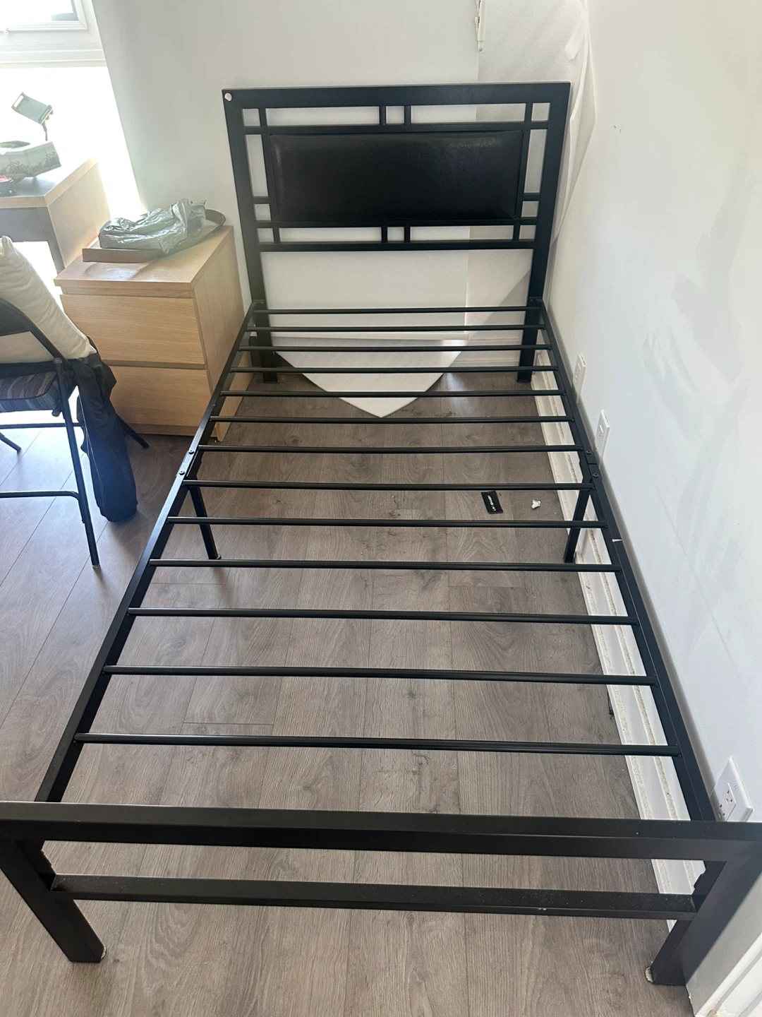 Twin Size Bamboo Mattress with Bed Frame - photo 2