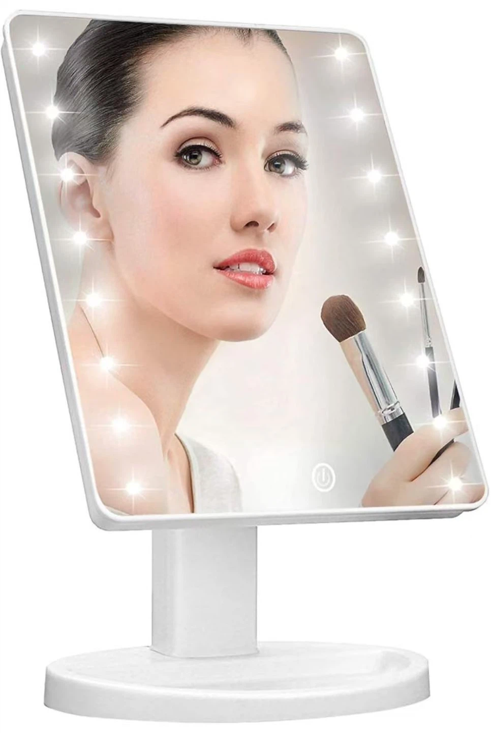 White LED Makeup Mirror with 180 Rotation