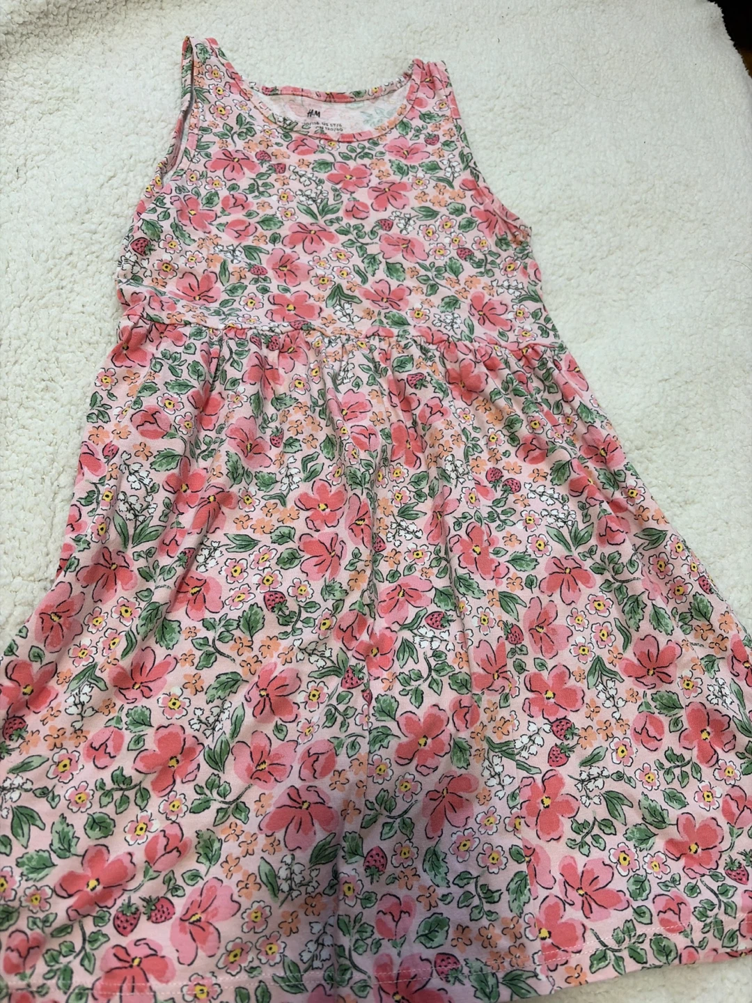 H&M Floral Tank Dress Size 5-6 Years