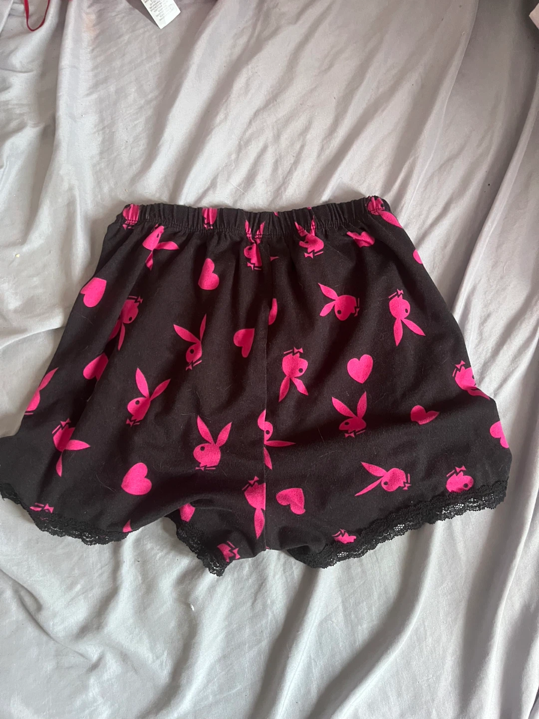 Shorts Playboy rose et noir - photo 2