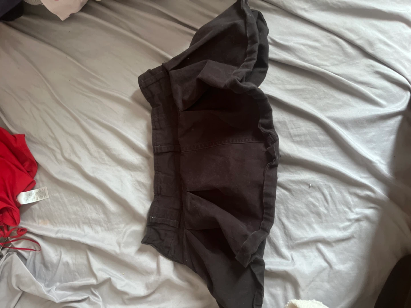 Jupe jeans cours noir femme - photo 2