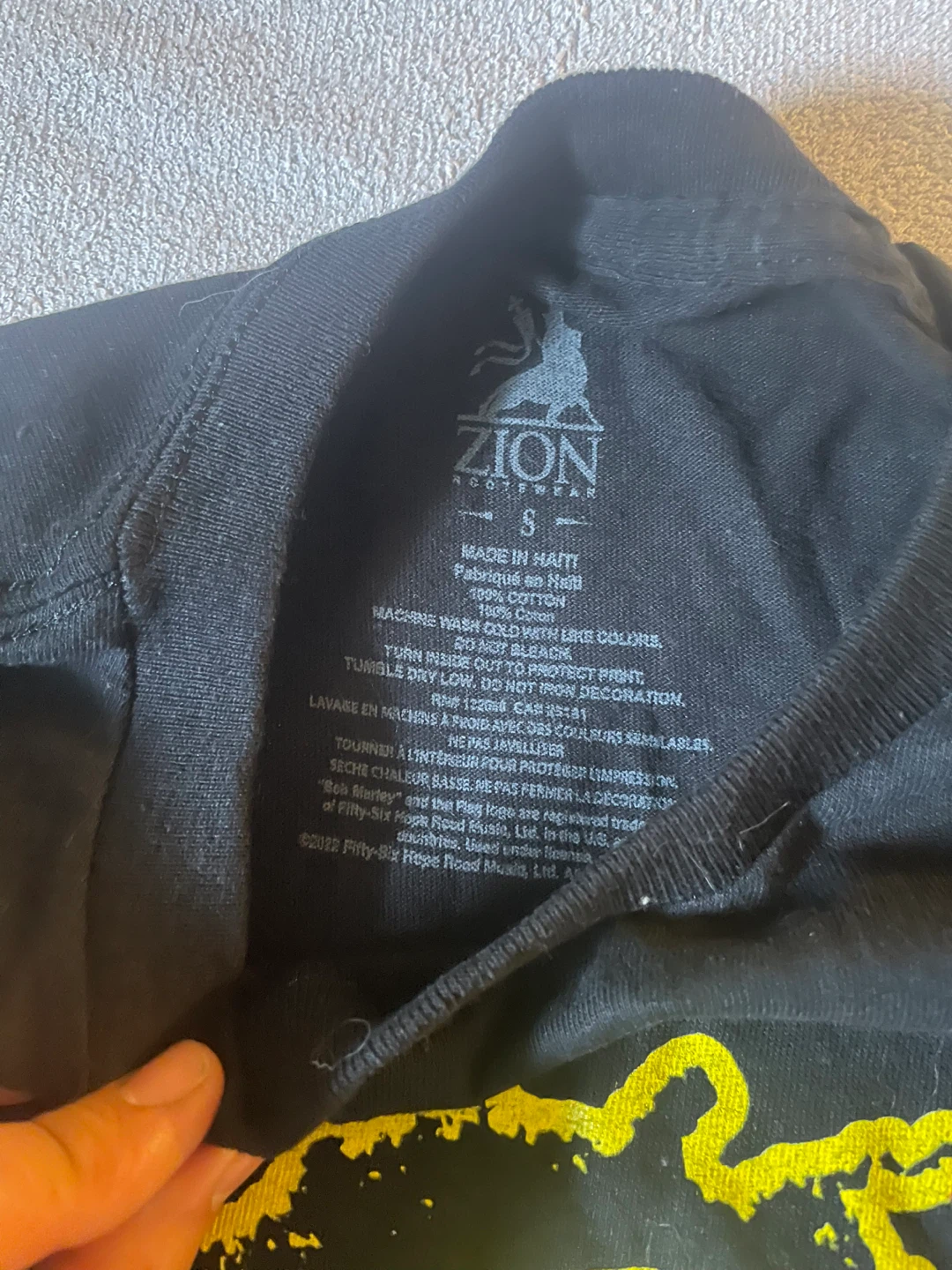 Zion Bob Marley One Love T-Shirt - photo 2