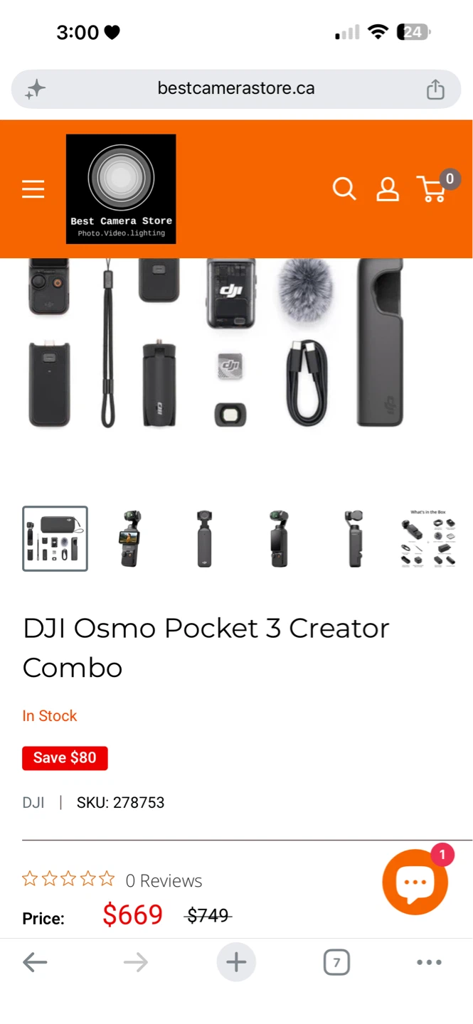DJI Osmo Pocket 3 Creator Combo - photo 2