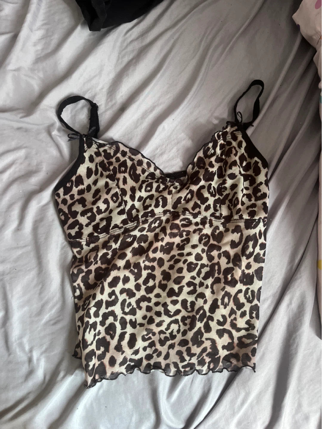 Camisole  à motif léopard