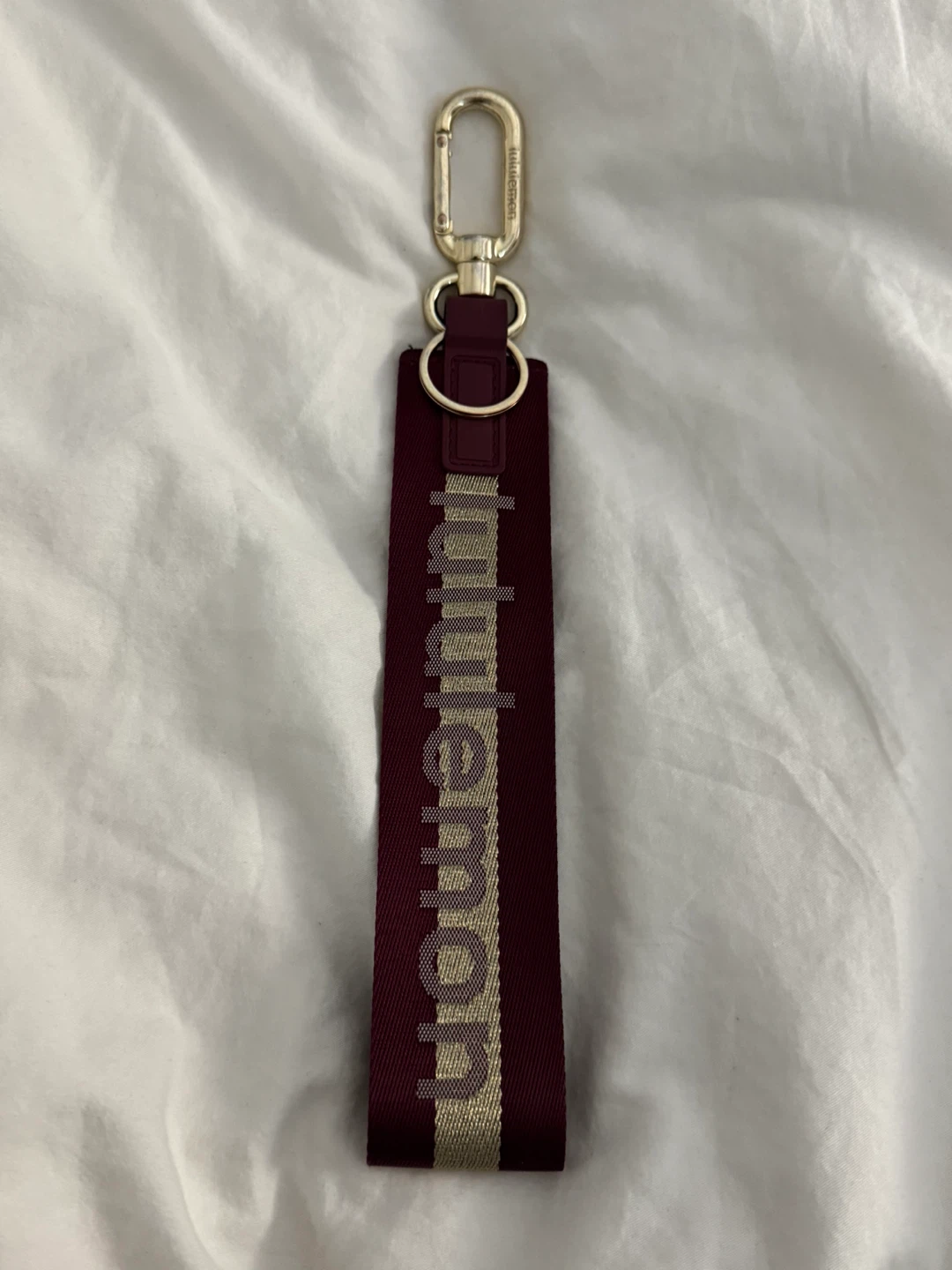 Lululemon Never Lost Keychain