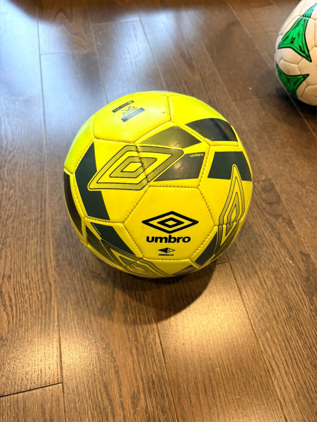 Umbro Size 4 Soccer Ball - Yellow