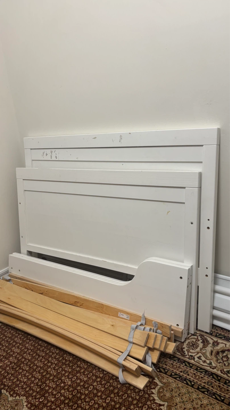IKEA SUNDVIK Extendable Junior Bed Frame - White - photo 3