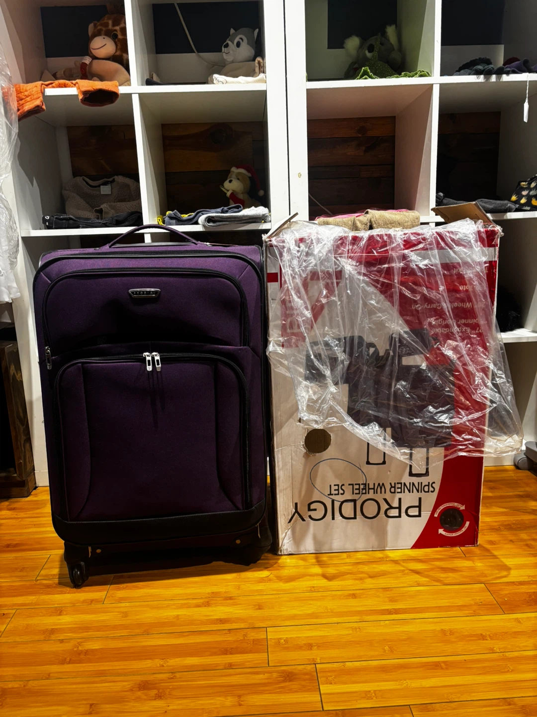 Prodigy Spinner Wheel Luggage Set - Purple