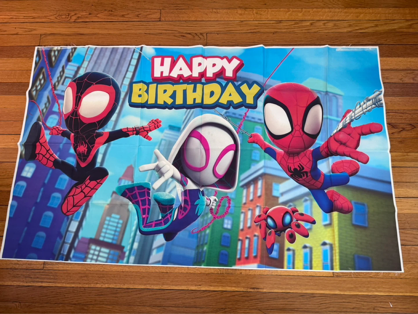 Spidey Happy Birthday Banner - photo 2