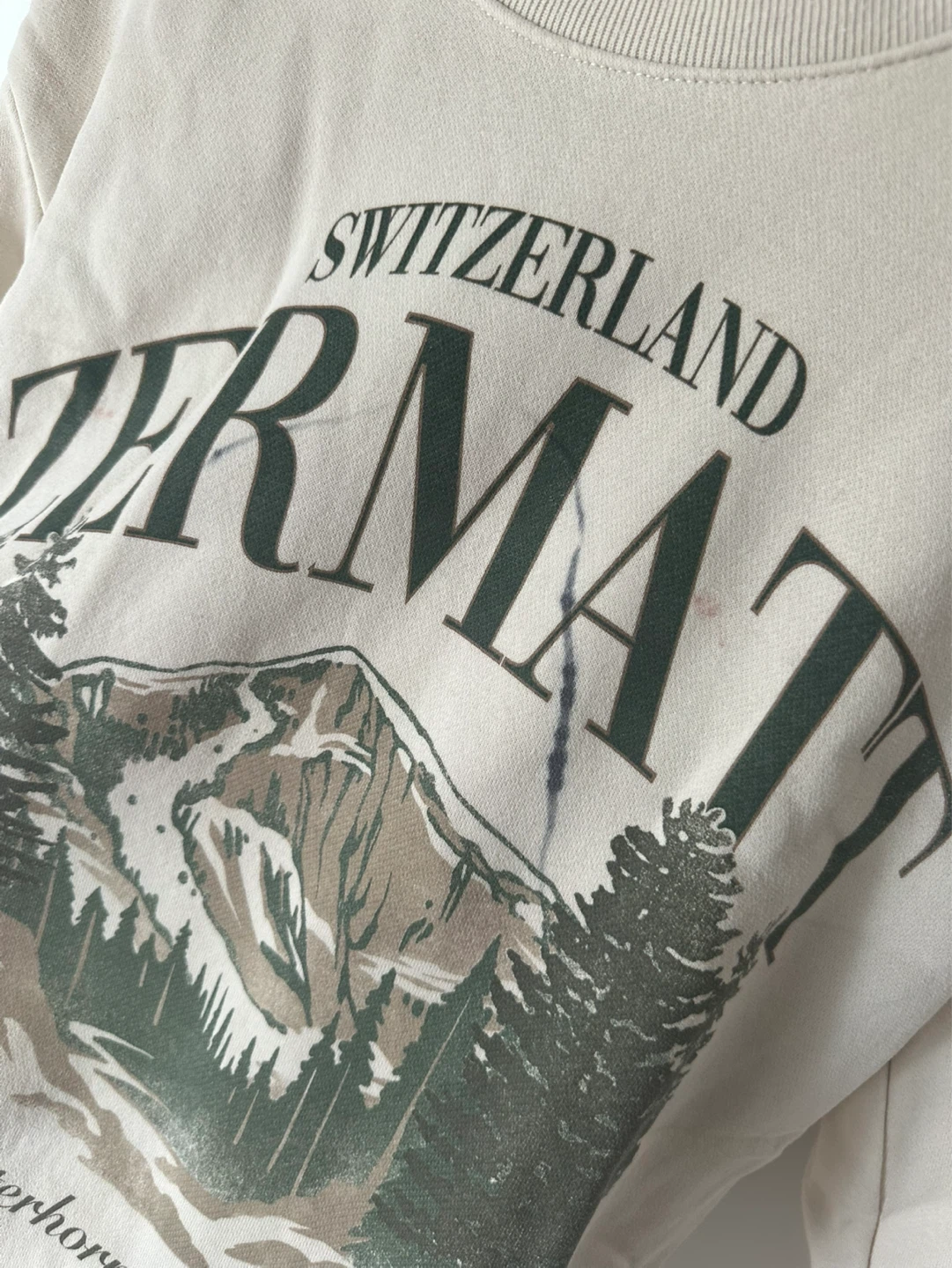 HOLLISTER Zermatt Switzerland Graphic Sweatshirt XS - photo 2