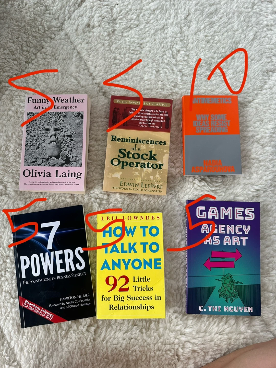 Assorted Books: Non-Fiction and Fiction Titles
