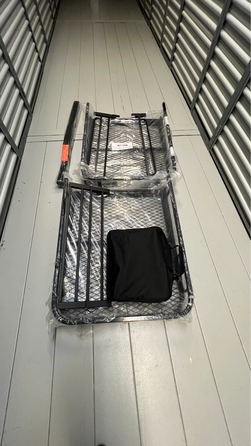 Reese 60x24 Hitch Cargo Carrier for 2" Hitches - Black - photo 5