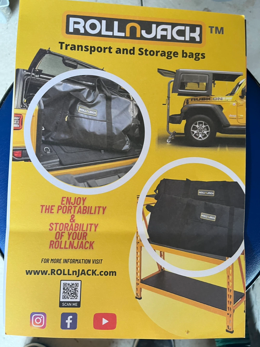 RollnJack Hard Top Remover Lift for Jeep Wranglers - photo 3