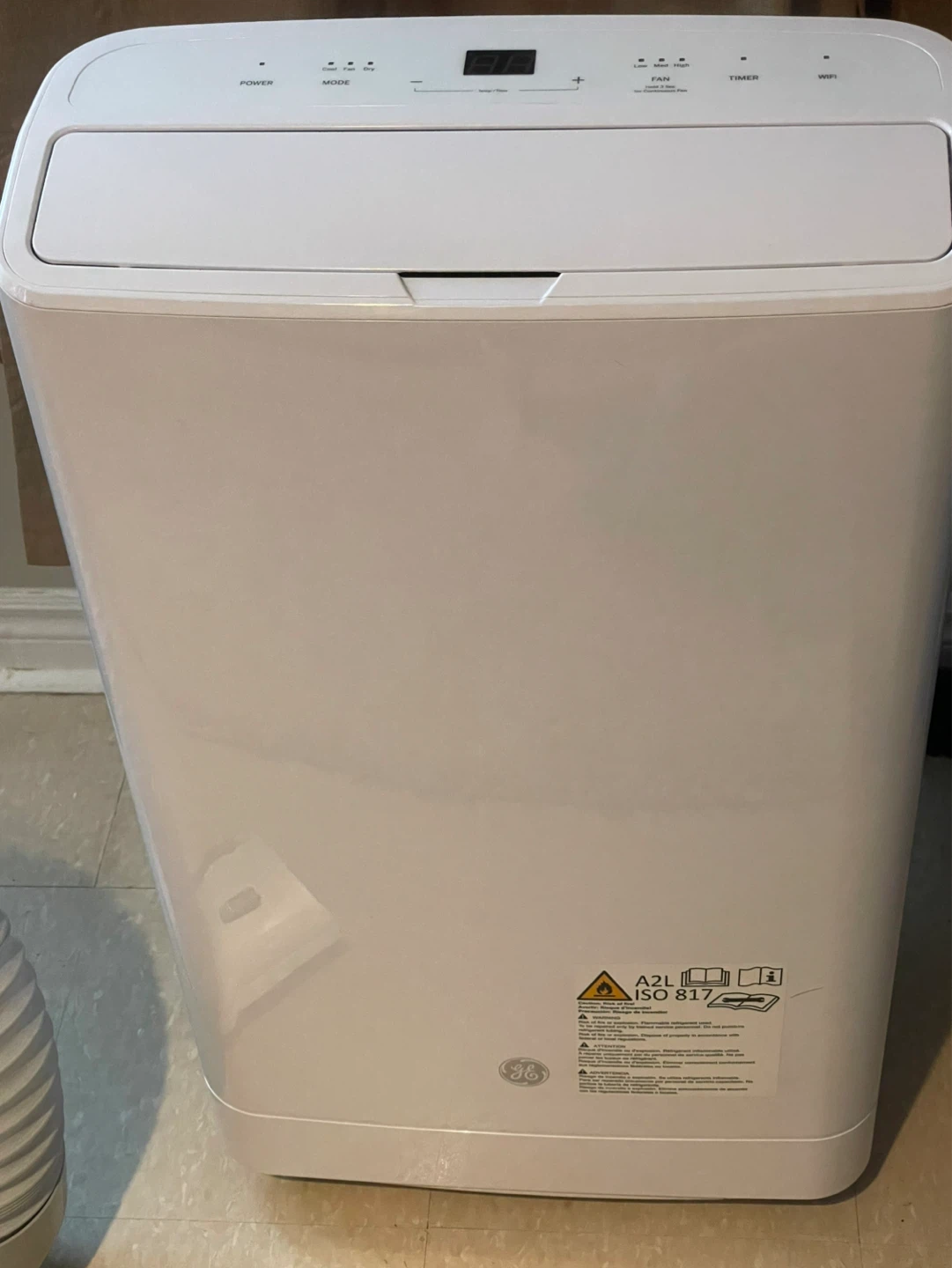 GE Portable Air Conditioner A2L ISO 817