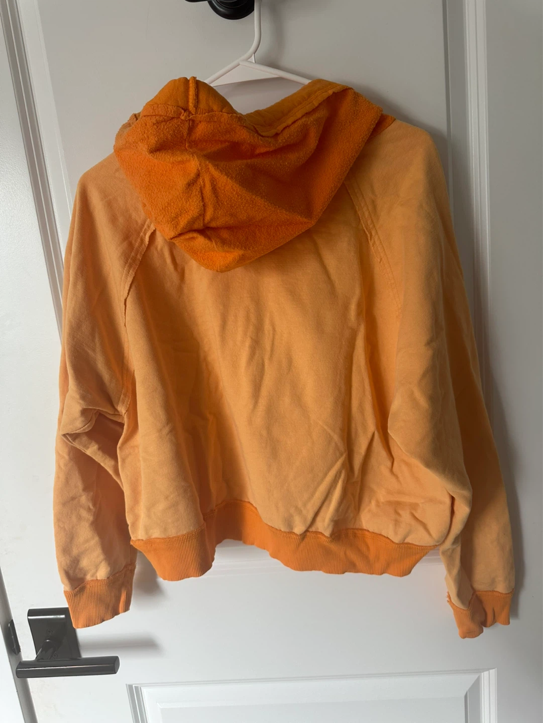 URBAN OUTFITTERS BDG Orange Hoodie with “inside out effect” - photo 3