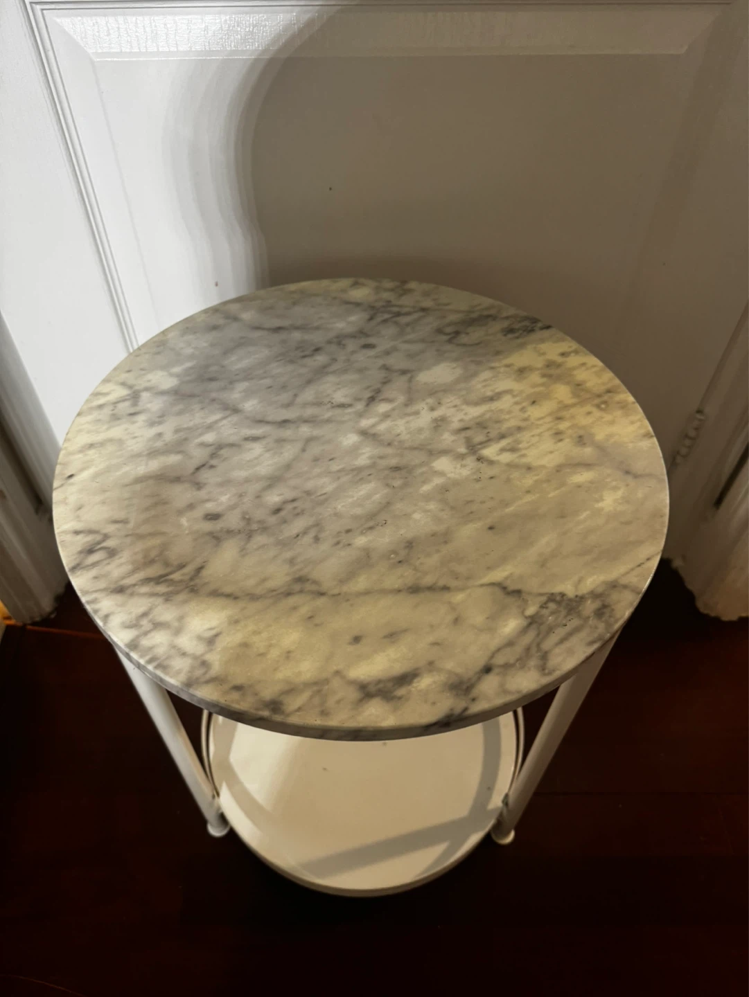 Marble Top Side Table with Two Tiers - photo 2