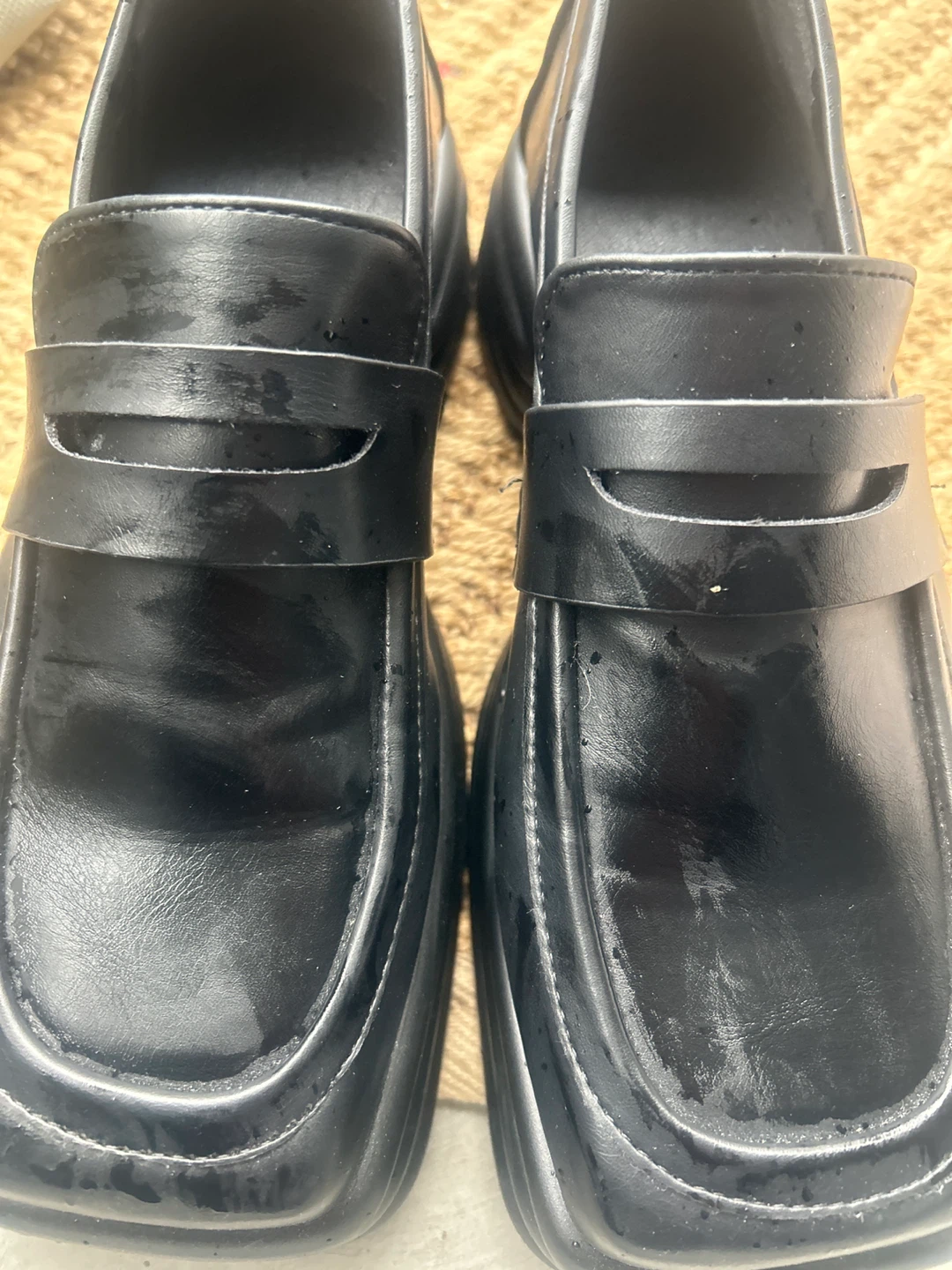 Black Platform Loafers 38 - photo 3