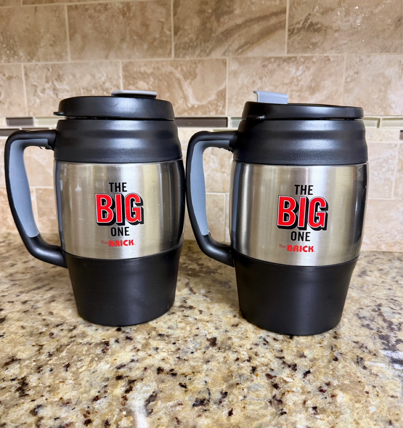 The Brick "The Big One" Travel Mugs - Set of 2