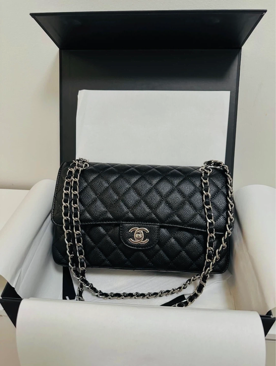Black Chanel Medium Classic Flap Bag